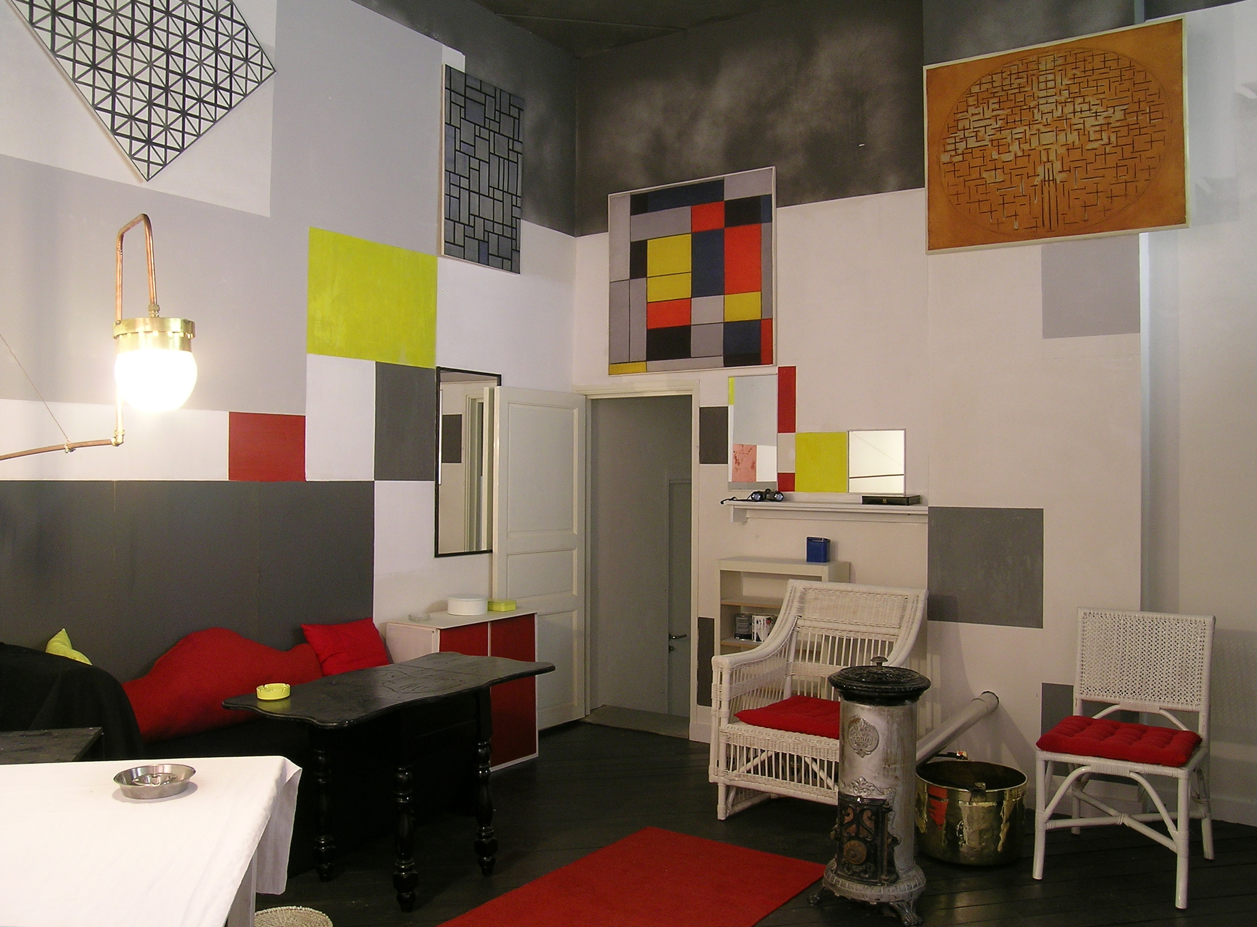 Parijse atelier van Piet Mondriaan