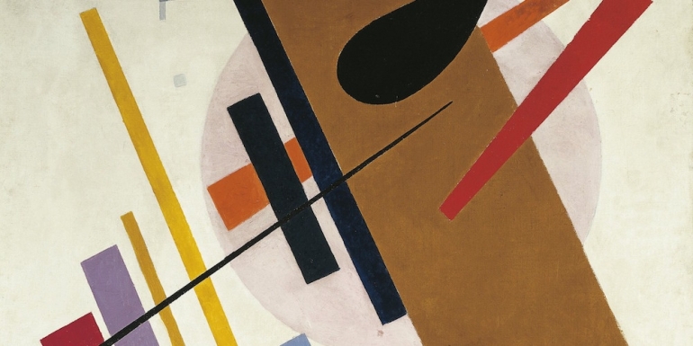 Malevich-compositie-suprematisme